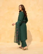 Green Zinnias 3 PC - Image 2