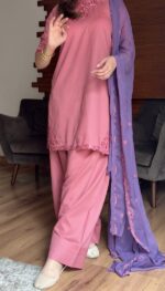 Pink Zila Farshi Set - Image 3